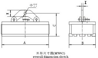 MW42系列吊運(yùn)方坯、型鋼用起重電磁鐵